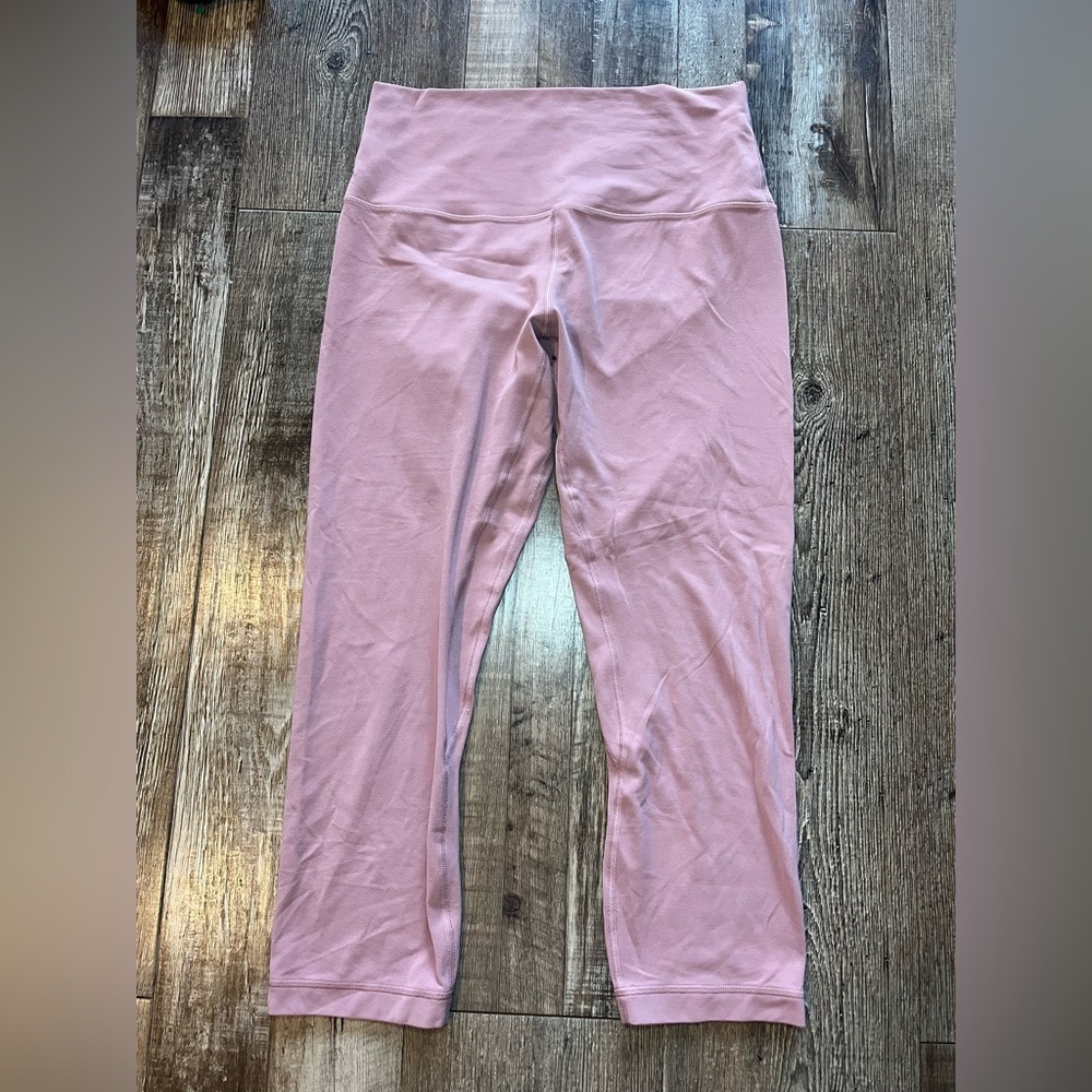 Lululemon Align Crop *21" Red Dust Size 8 - Picture 3 of 8